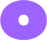 Circa Festival logo mark, an orange o that is used as the dot of the i in the full logo